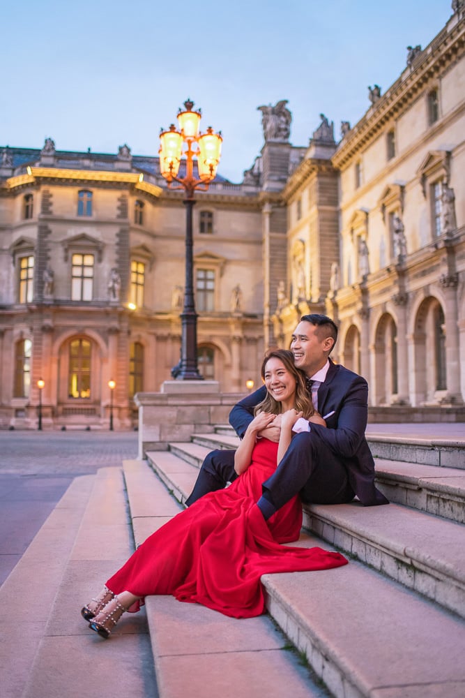 Paris Night Photoshoot Portraits